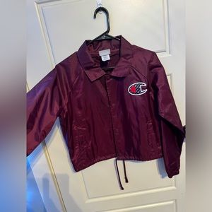 Maroon windbreaker from Champion